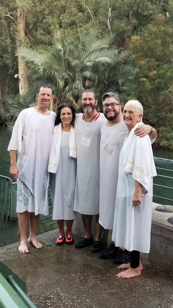 Baptism photo from Israel